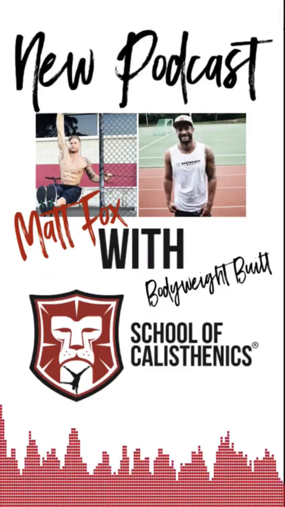 Podcast with School of calisthenics